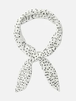 Clearance Primark Foulard à Imprimé Cœur Blanc
