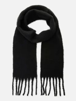 Clearance Primark Foulard Fin Brossé Doux Noir