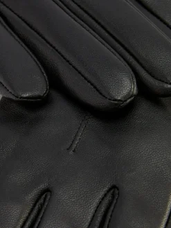 Hot Primark Gants En Cuir à Poignets Crantés Noir