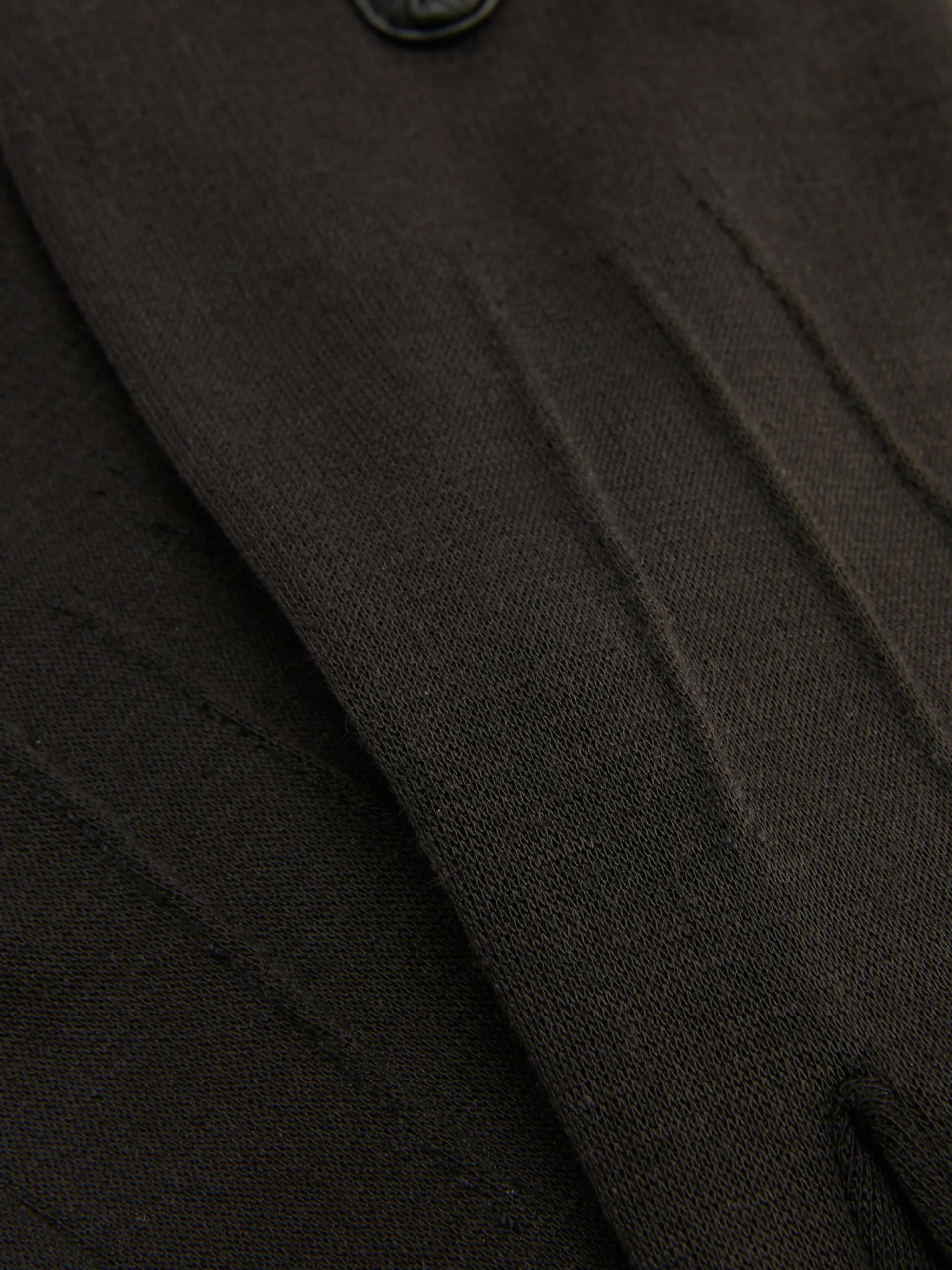 Best Primark Gants En Maille Point De Rome à Finitions En Simili Cuir Noir