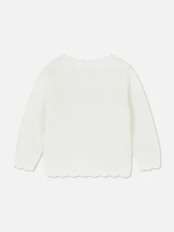 Hot Primark Gilet à Bordures Festonnées Ivoire