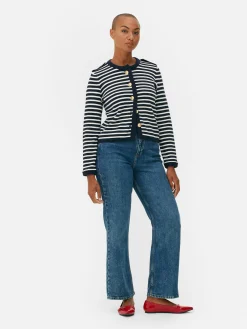 Best Primark Gilet à Boutons Bleu marine