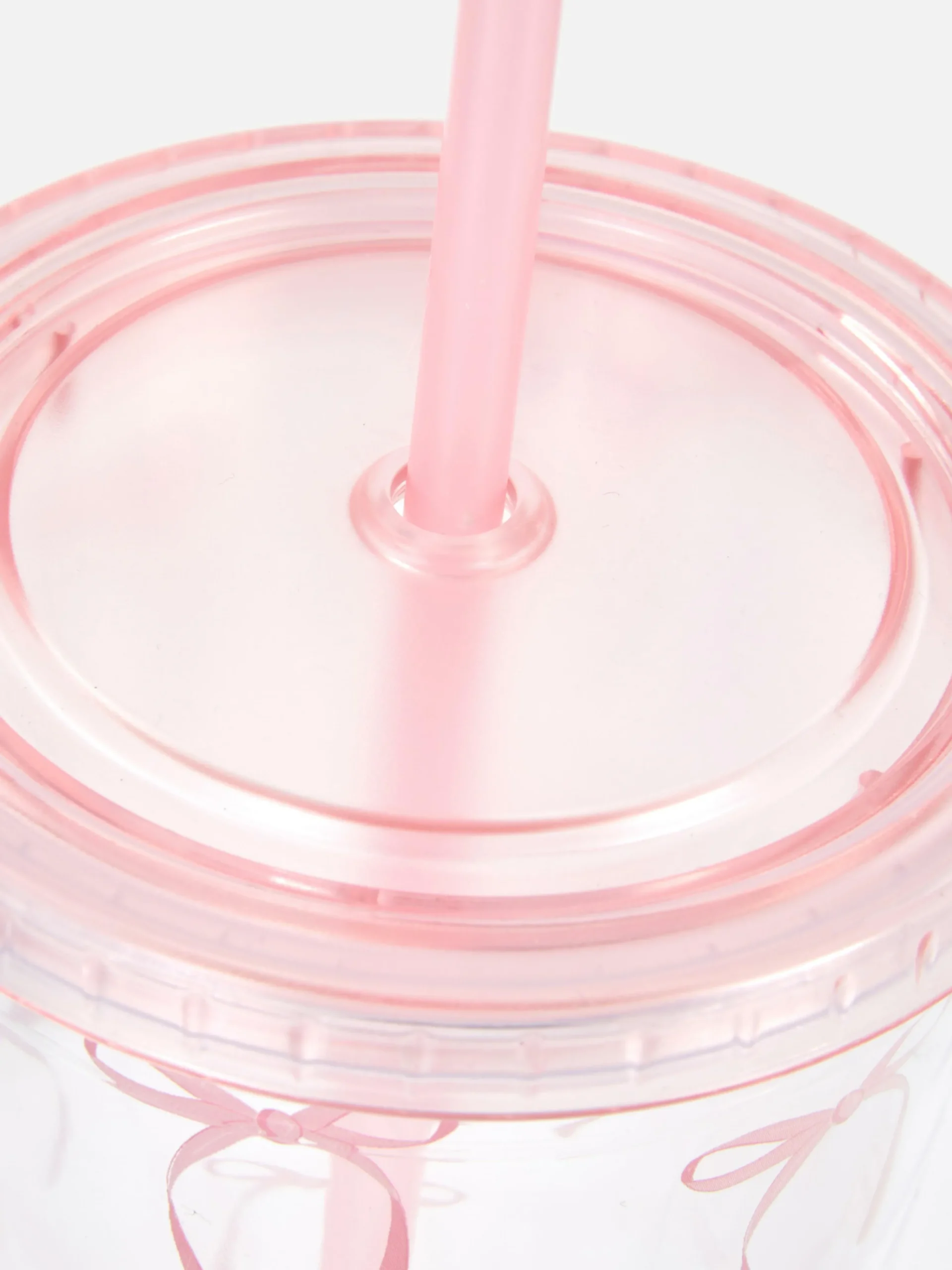Clearance Primark Gobelet Avec Paille Rose clair