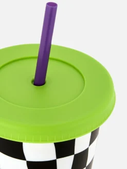 Outlet Primark Gobelet Avec Paille Beetlejuice Noir