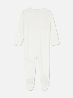 Online Primark Grenouillère De Nuit En Velours à Motif Moutons Ivoire