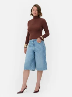 Discount Primark Haut à Manches Longues Et Col Roulé Rita Ora Marron