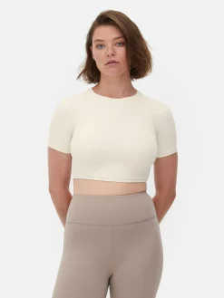 Sale Primark Haut Court De Sport En Tissu Ultra-doux Rita Ora Ivoire