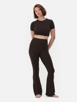 Best Primark Haut Court De Sport En Tissu Ultra-doux Rita Ora Chocolat