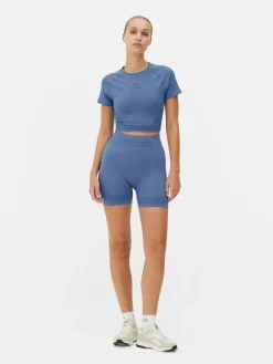 Primark Haut Court Kappa X à Coordonner Bleu