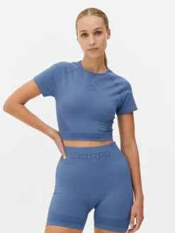 Primark Haut Court Kappa X à Coordonner Bleu
