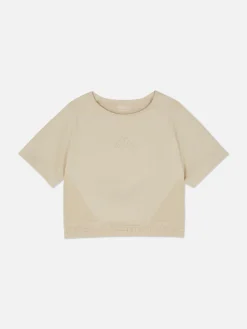 Outlet Primark Haut Court Kappa X à Coordonner Écru