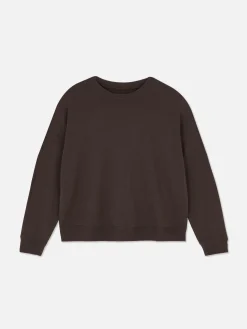 Hot Primark Haut De Pyjama à Manches Longues à Coordonner Marron foncé