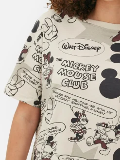 Clearance Primark Haut De Pyjama à Motif Disney Mickey Mouse Taupe