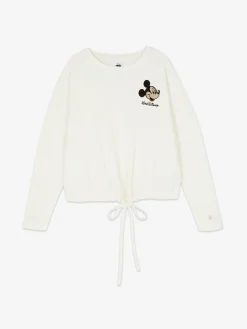 Discount Primark Haut De Pyjama à Texture Gaufrée Disney Mickey Mouse Ivoire