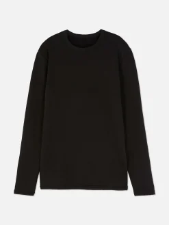 Best Primark Haut Doublé En Molleton à Manches Longues Noir