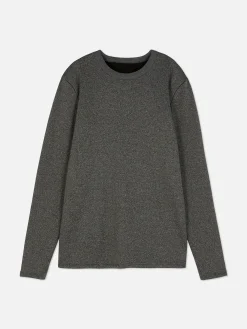 Clearance Primark Haut Doublé En Molleton à Manches Longues Gris