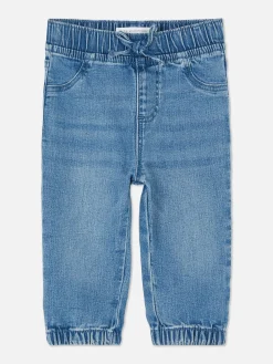 Clearance Primark Jean Denim à Revers Bleu moyen