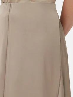 Outlet Primark Jupe En Satin The Edit Taupe