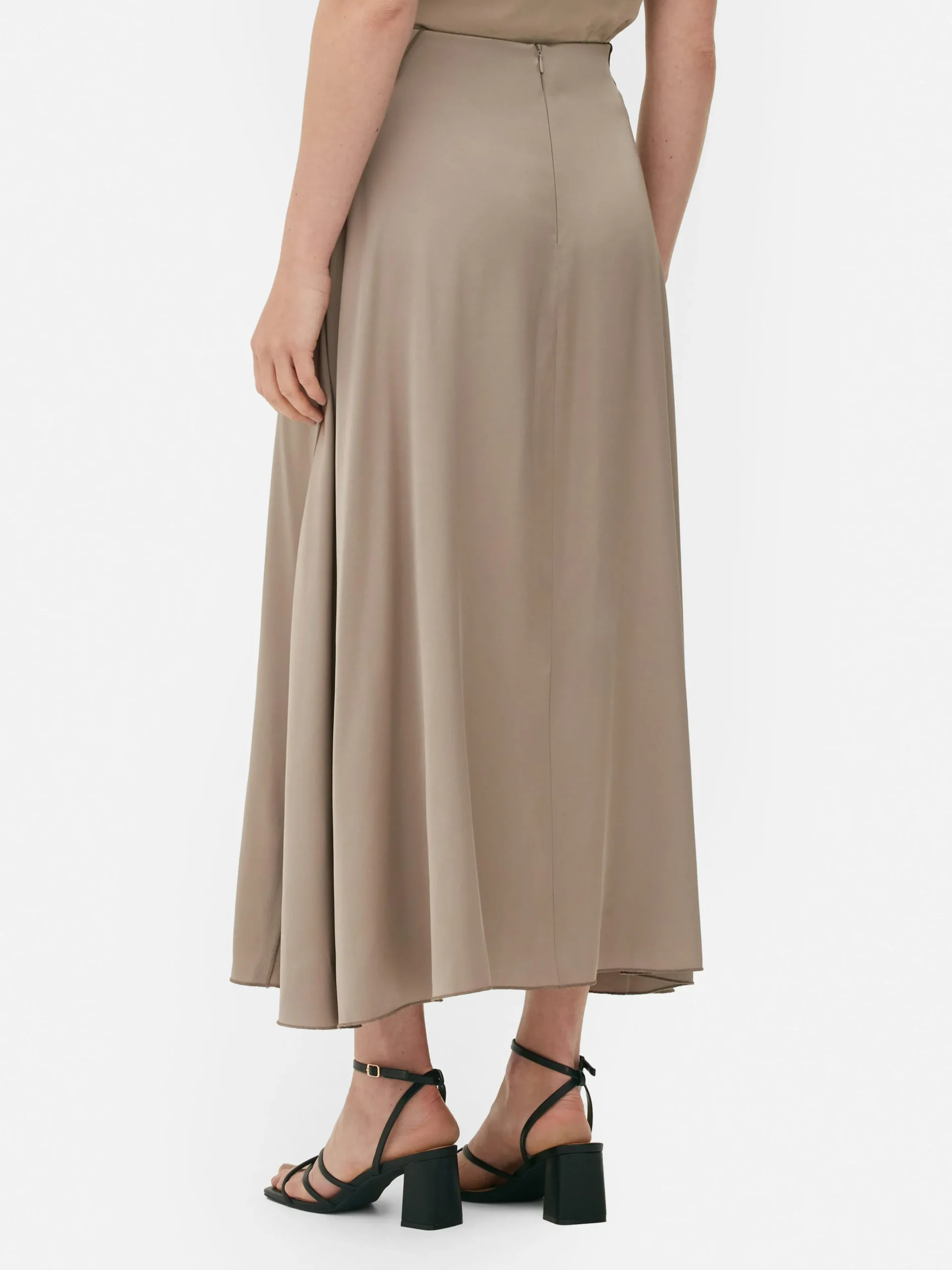 Outlet Primark Jupe En Satin The Edit Taupe