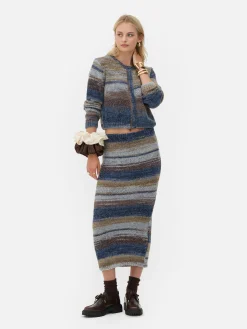 Discount Primark Jupe Mi-longue Space Dye à Coordonner Rita Ora Multicolore