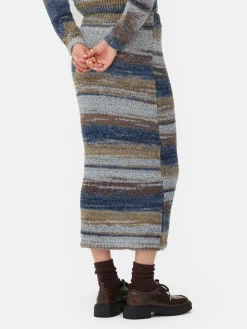 Discount Primark Jupe Mi-longue Space Dye à Coordonner Rita Ora Multicolore