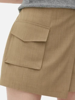 Hot Primark Jupe-short Utilitaire à Poche Cargo Camel