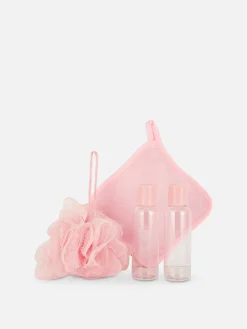 Sale Primark Kit D'essentiels De Voyage Pour La Douche Rose
