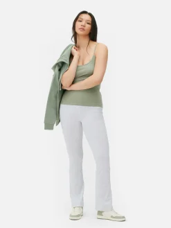 Primark Legging De Yoga évasé Gris chiné