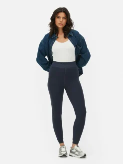 Clearance Primark Legging Effet Denim Doublé De Velours Duveteux Bleu marine