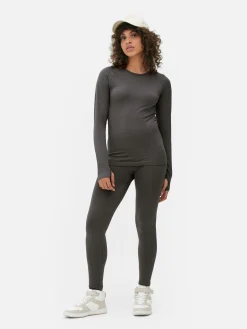 Outlet Primark Legging Long De Sport Sans Couture Gris foncé