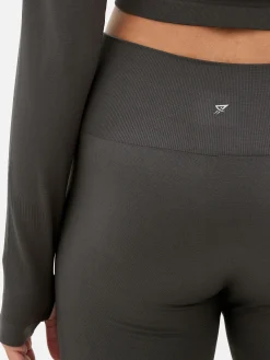 Outlet Primark Legging Long De Sport Sans Couture Gris foncé