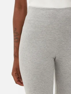 Best Primark Legging Taille Haute évasé En Jersey Gris chiné