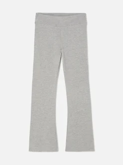 Best Primark Legging Taille Haute évasé En Jersey Gris chiné