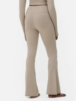 Sale Primark Legging évasé En Tissu Ultra-doux Rita Ora Fauve