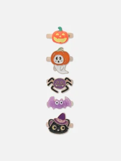 Primark Lot De 5 Bagues Phosphorescentes Halloween Multicolore