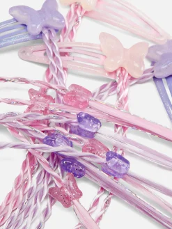 Primark Lot De 4 Barrettes Papillons Multicolore