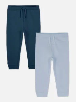 Best Primark Lot De 2 Bas De Jogging à Revers Avec Cordon De Serrage Bleu