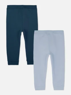 Best Primark Lot De 2 Bas De Jogging à Revers Avec Cordon De Serrage Bleu