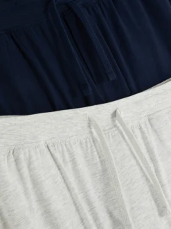 Outlet Primark Lot De 2 Bas De Pyjama En Jersey Gris chiné