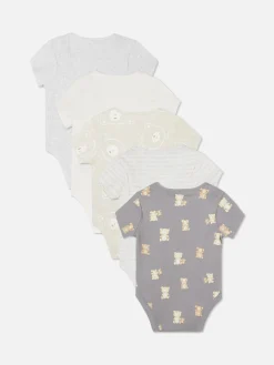 Discount Primark Lot De 5 Bodys Essential Multicolore