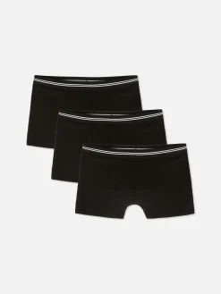 Outlet Primark Lot De 3 Boxers Essential Noir