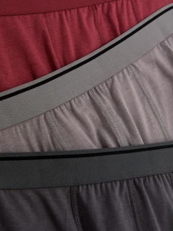 Sale Primark Lot De 3 Boxers Variés Bordeaux