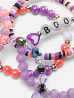 Best Primark Lot De 5 Bracelets Ornés De Perles Halloween Multicolore