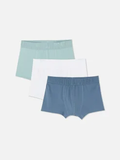 Primark Lot De 3 Caleçons à Taille Large Vert menthe