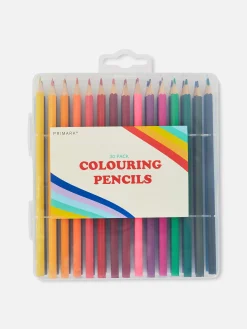 Sale Primark Lot De 30 Crayons De Couleur Multicolore