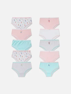 Sale Primark Lot De 10 Culottes à Imprimé Fées Multicolore