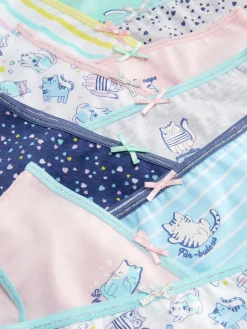 Best Primark Lot De 10 Culottes à Imprimés Chat Variés Multicolore