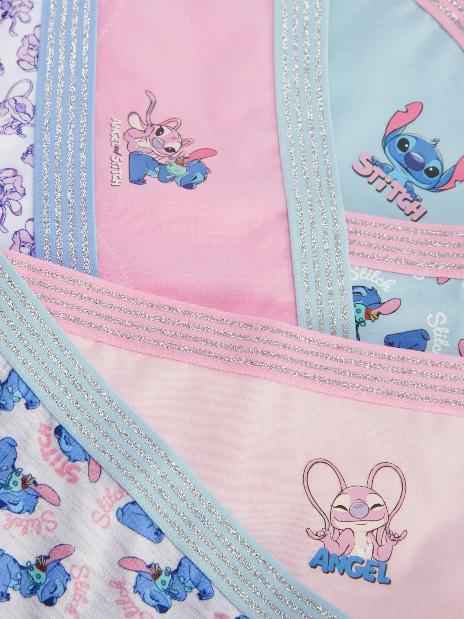 Hot Primark Lot De 6 Culottes Disney Stitch Bleu