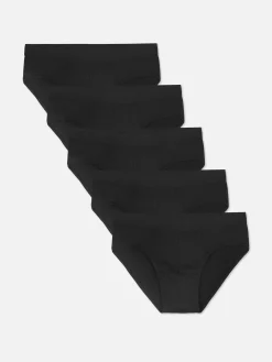 Outlet Primark Lot De 5 Culottes En Mélange De Modal Noir