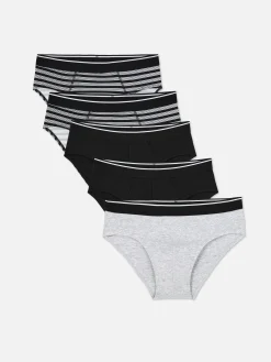 Best Primark Lot De 5 Culottes En Mélange De Coton Gris